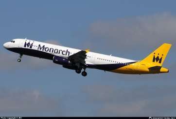 Avión de Monarch Airlines (Foto www.planespotters.net)