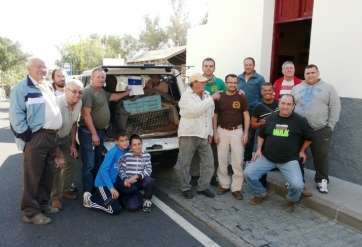 Participantes en la suelta de conejos (Foto TA)