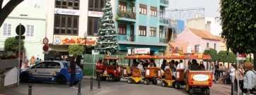 Afluencia de personas durante la visita de Papá Noel a San Gregorio (Foto TA)