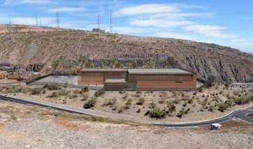 Infografía de la futura subestación ubicada en una zona limítrofe con el municipio de Telde (Foto TA)