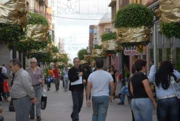 Imagen de archivo de la zona comercial de San Gregorio (Foto TA)