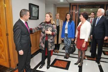 La ministra Ana Pastor inauguró este lunes el nuevo sistema (Foto Acfi Press)