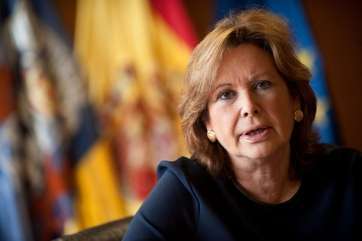 Francisco Luengo, consejera regional de Empleo, Industria y Comercio (Foto TA)