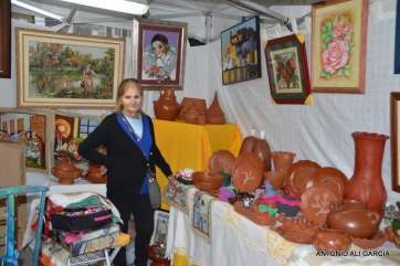 Artesano en la Feria de Reyes de este año en Telde (Foto Antonio Alí)