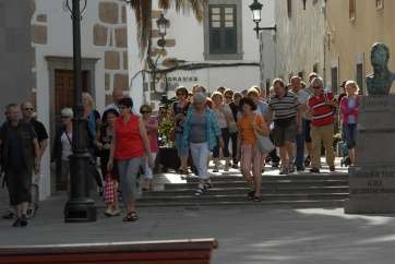 Turistas en San Juan (Foto TA)