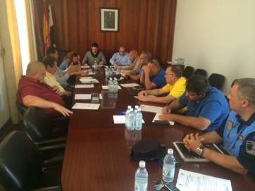 Reunión de la Comisión Intermunicipal, este martes (Foto TA)
