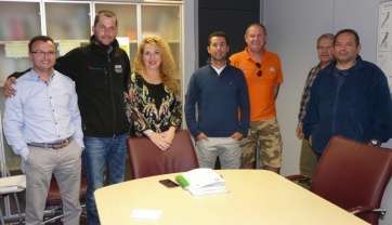 Reunión cazadores con la consejera de Medio Ambiente (Foto TA)