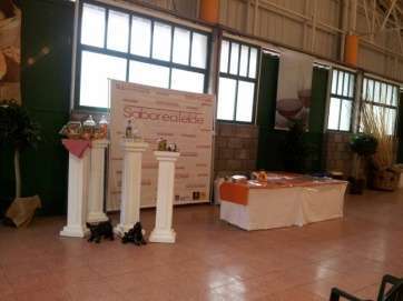 Los productos de SaboreaTelde en la Feria de Moya (Foto de archivo de TA)