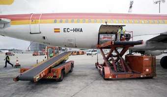 Imagen de archivo de unas operaciones de handling (Foto TA)