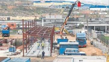 Obras de la nueva ITV de Telde (Foto Arcadio Suárez-C7)