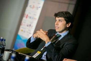 El director del Aeropuerto de Gran Canaria, Alberto Martín (Foto TA)