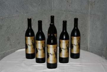 Imagen de varias botellas de vino de la bodega teldense La Higuera Mayor (Foto TA)