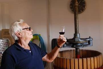 El presidente del Consejo Regulador de la Denominación de Origen vinos de El Hierro, Alejandro Déniz (Foto TA)