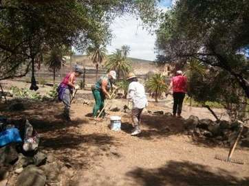 Trabajos desarrollados con el proyecto en la finca de La Herradura (Foto TA)