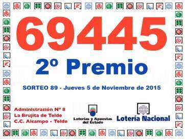 Cartel del premio (Foto TA)