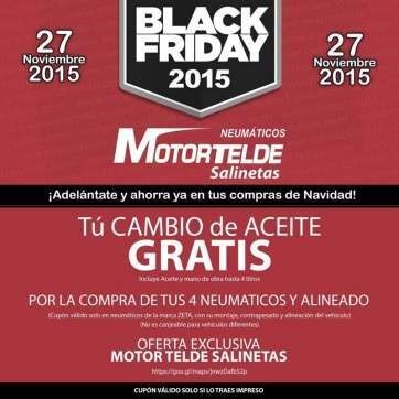 Cartel promocional de la oferta (Foto TA)