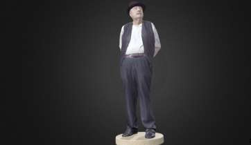 Figura del belenista José Sánchez hecha con tecnología 3D