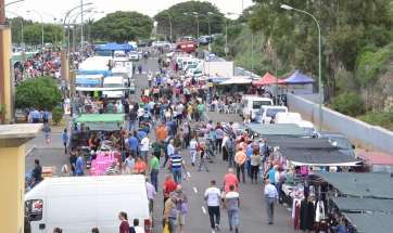 Imagen de archivo del mercadillo de Jinámar (Foto TA)