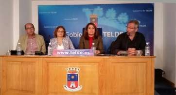 Presentación de las jornadas, hoy, en la sala de prensa del Ayuntamiento de Telde (Foto TA)