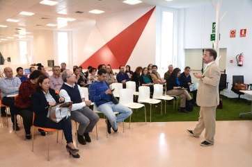 Un momento de la reunión informativa en Infecar (Foto TA)