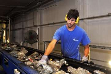 Imagen de archivo de separación de residuos (Foto TA)