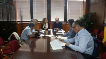 A la reunión acudió el concejal de Tráfico de Telde, Juan Martel (Foto TA)