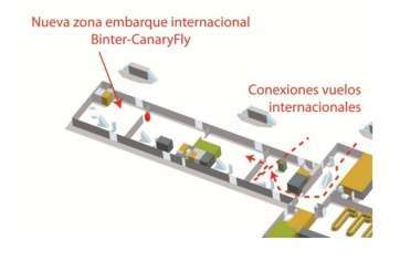 Plano de ubicación de los nuevos accesos (Foto TA)