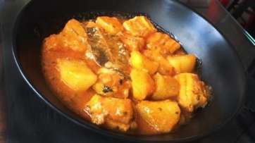 Plato que ofrece esta noche el restaurante de Melenara (Foto TA)