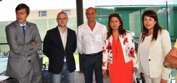 Imagen de archivo de una visita de la alcaldesa Carmen Hernández y la consejera Minerva Alonso al Parque Empresarial de Melenara (Foto TA)