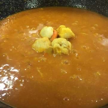 Arroz caldoso con vieiras (Foto TA)