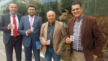 El consejero insular de Transportes, Francisco Trujillo, presentó este jueves las tarjetas con descuento (Foto TA)