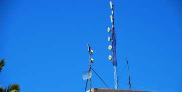 Antena de telefonía móvil en Telde (Foto TA)