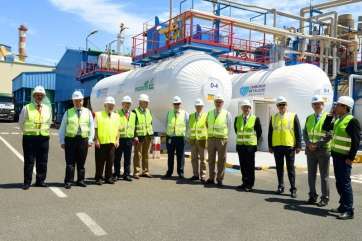 Interior de la planta de Carburos Metálicos (Foto TA)