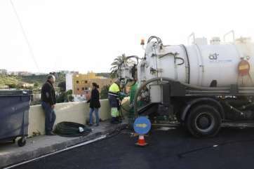 Imagen de archivo de una actuación de Aguas de Telde (Foto TA)