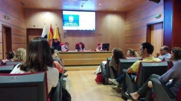 Minerva Alonso, en rueda de prensa (Foto TA)