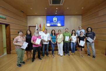 Un momento de la entrega de diplomas (Foto TA)
