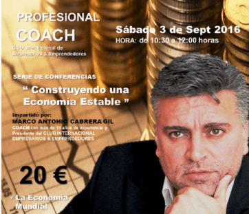 Cartel de la actividad (Foto TA)