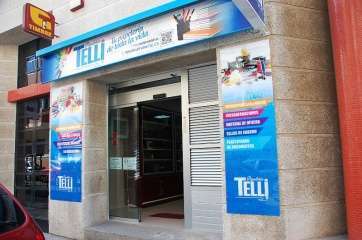 La Papelería Telli está en la calle de Francisco Profesor Francisco Cruz, en San Juan (Foto TA)