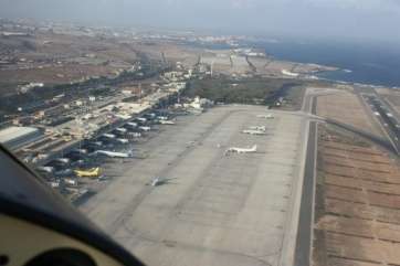 Vista del Aeropuerto de Gran Canaria (Foto TA)