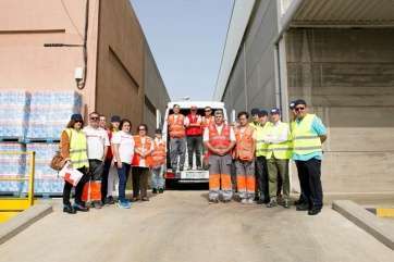 Personal de SCA, en una campaña benéfica ejecutada este año (Foto TA)