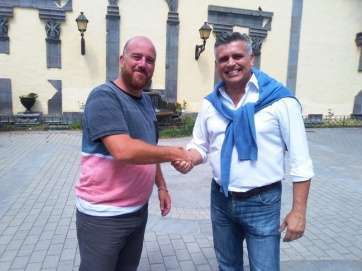 Alejandro Hernández y Marco Cabrera (Foto TA)