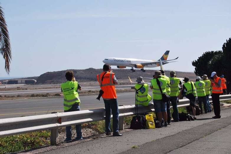 Avión en el Aeropuerto de Gran Canaria (Foto TA)