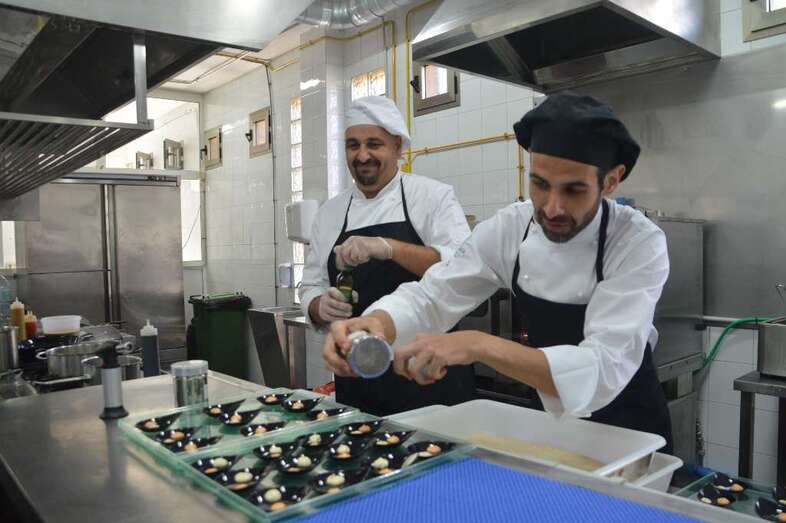 Cocineros del Bistro Escuela Melenara