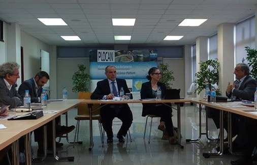 La comitiva estaba integrada por la consejera comercial de la embajada de Canadá, Karen Kennedy, y su agregado Isidro García (Foto TA)