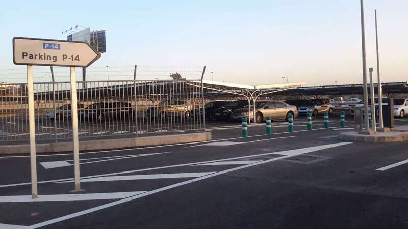 Imagen de uno de los tres nuevos aparcamientos reservados con los que cuenta el Aeropuerto de Gran Canaria (Foto TA)
