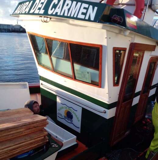 Embarcación de pescadores de Melenara (Foto TA)