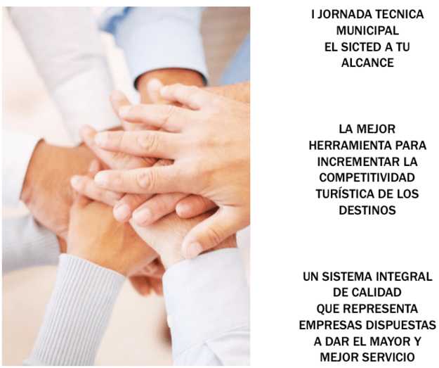 Cartel promocional de esta primera Jornada Técnica Municipal El SICTED a tu Alcance (Foto TA)