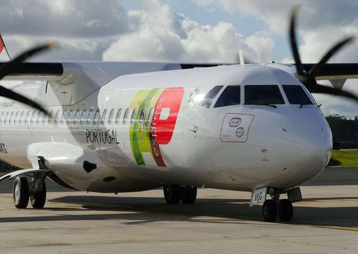 Avión de la aerolínea lusa TAP (Multimedia)