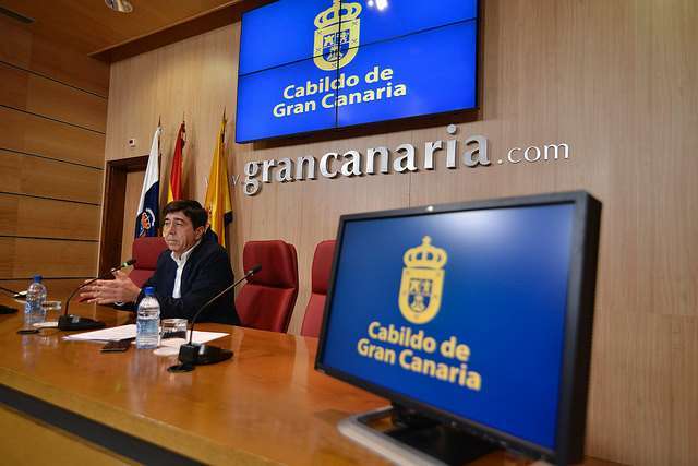 Gilberto Díaz, consejero de Empleo del Cabildo de Gran Canaria, entidad promotora de esta iniciativa (Foto TA)
