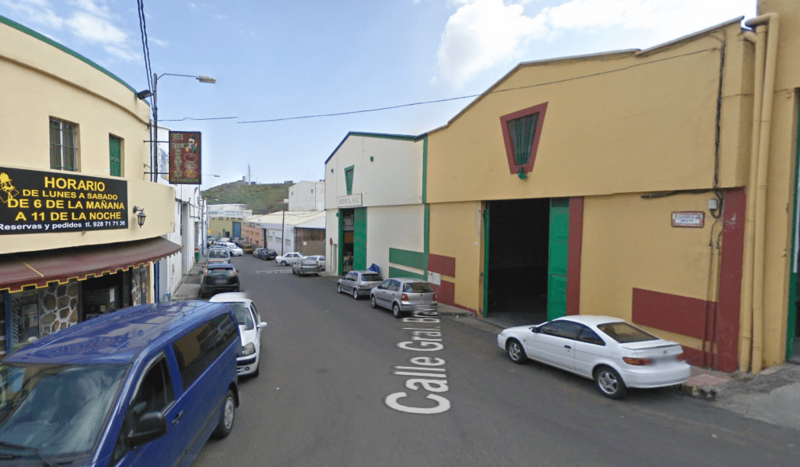 Entrada de la calle General Bravo, en el sector Cruz de la Gallina (Foto Google Maps)